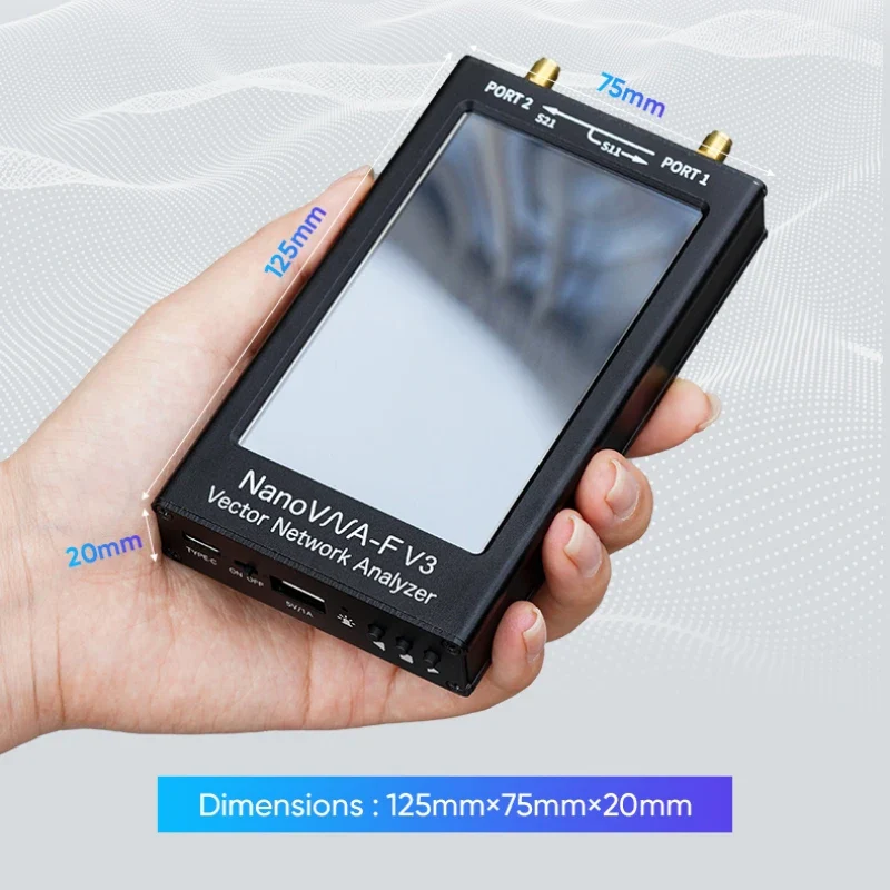 2023 Latest NanoVNA-F V3 4.3 inch 6GHz HF VHF UHF Vector Network Analyzer Antenna Analyzer SWR - Image 5