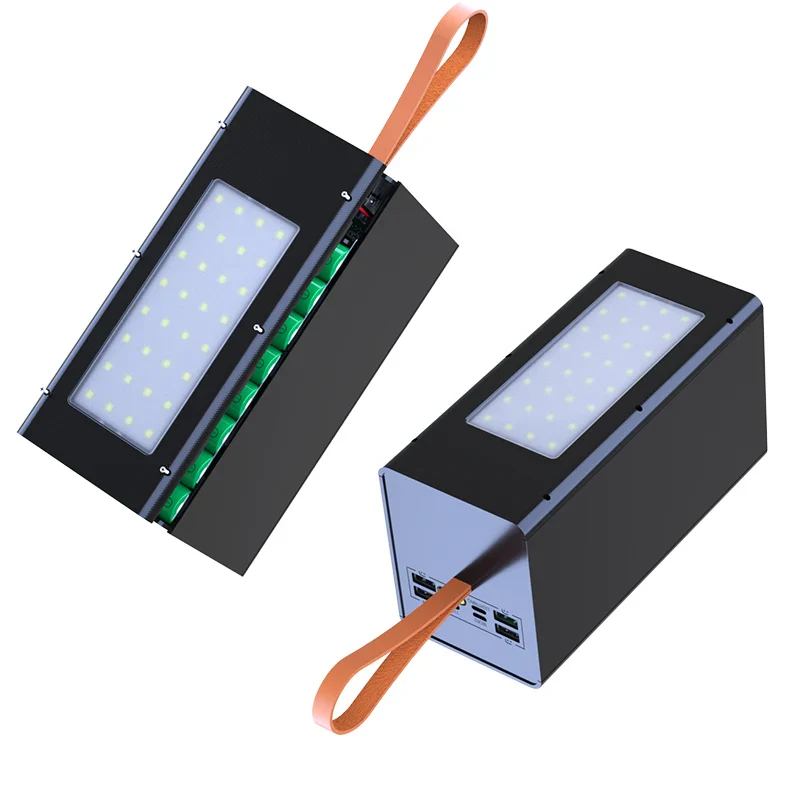 40*18650 DIY Power Bank Case Batteries Power Box Regular/PD Camping light Version Power Bank Shell Batteries Power Shell - Image 6