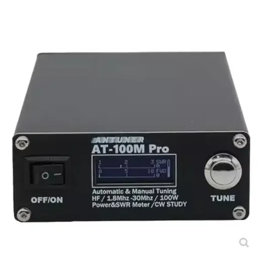 ANTUNER AT-100M Pro 100W 1.8MHz-30MHz ATU-100 ATU-100M QRP Antenna Tuner Morse Code SWR Meter Power Meter For HF Radio - Image 3