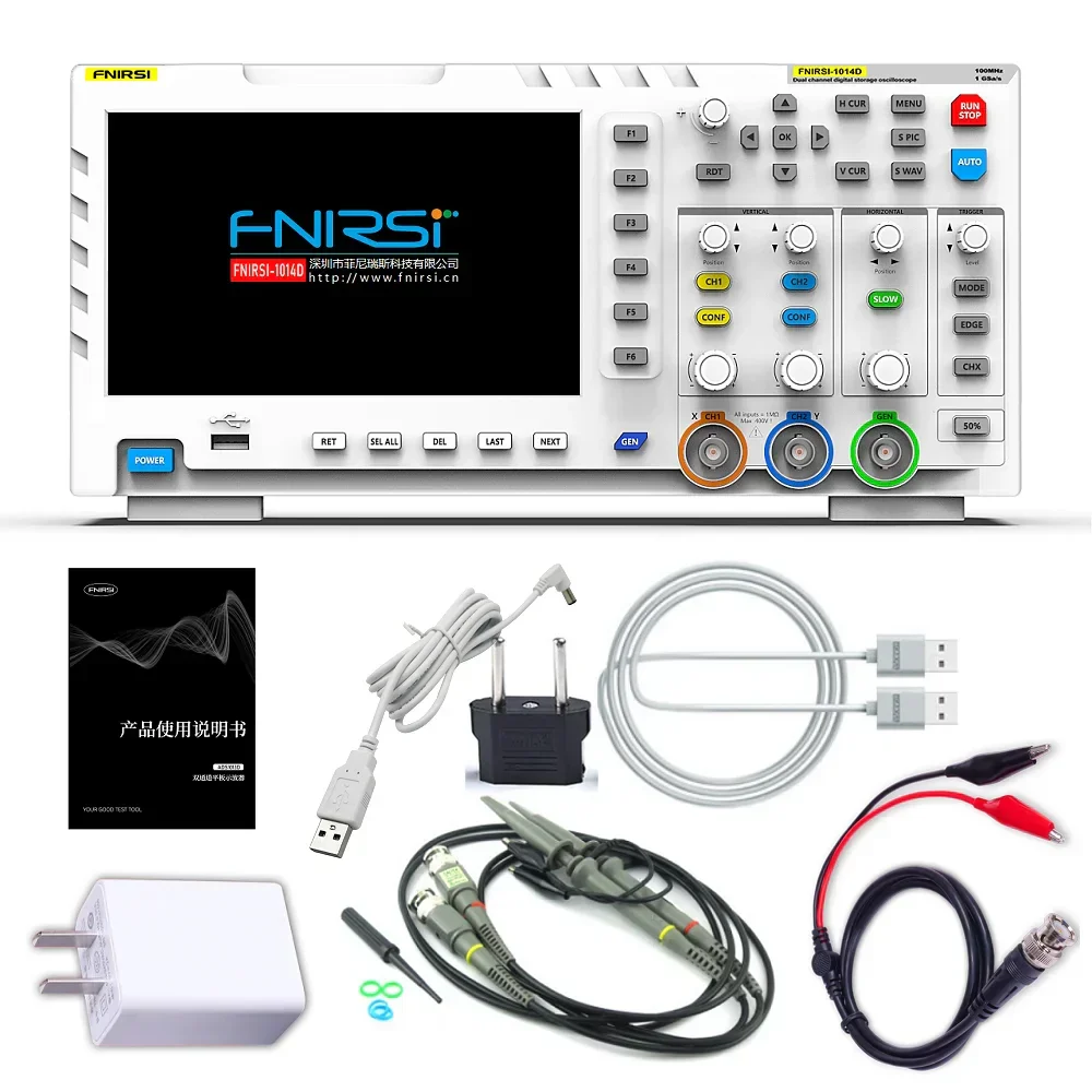 FNIRSI 1014D 2 in 1 Digital Oscilloscope DDS Signal Generator - Image 7