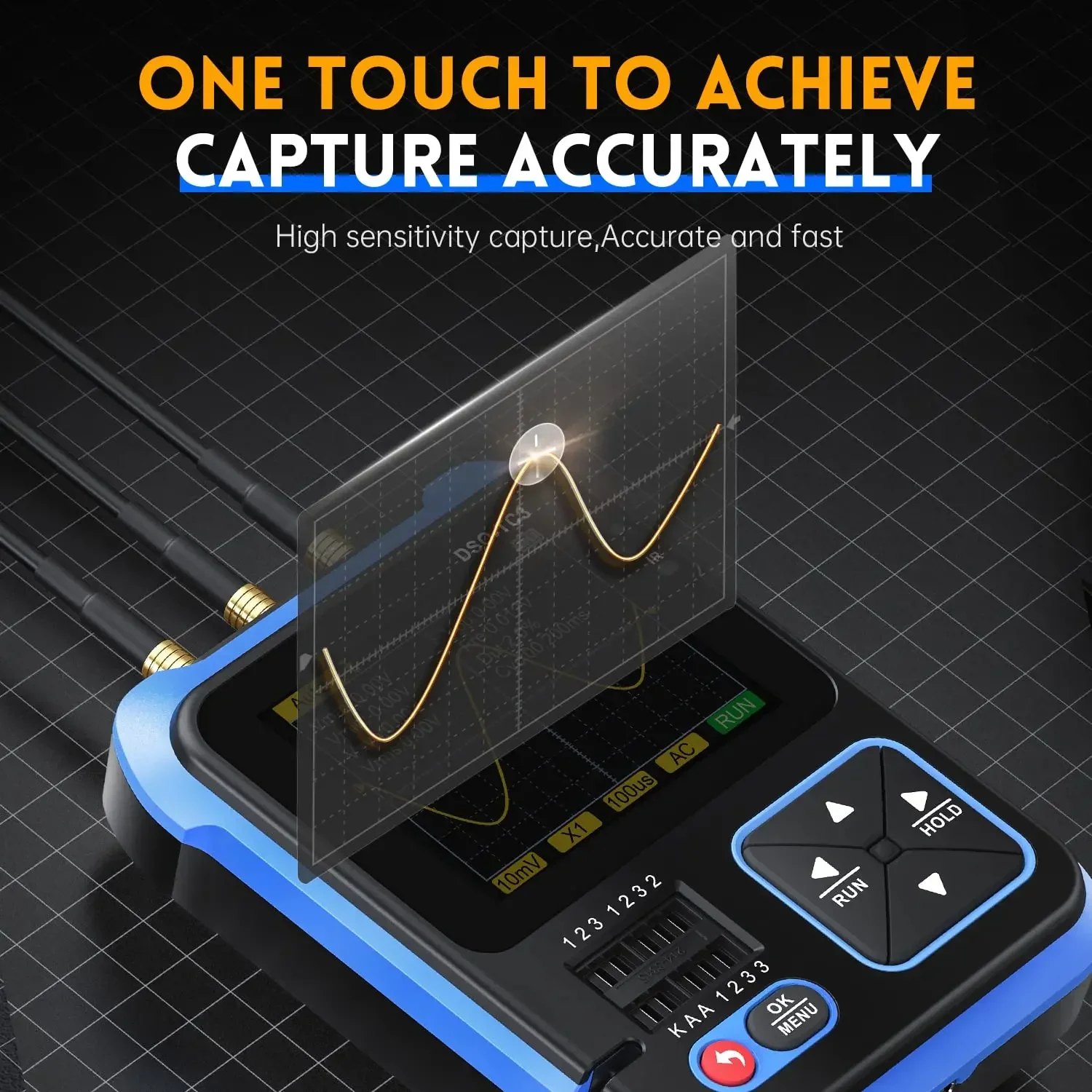 FNIRSI DSO-TC3 Digital Oscilloscope Mini Transistor Tester - Image 4