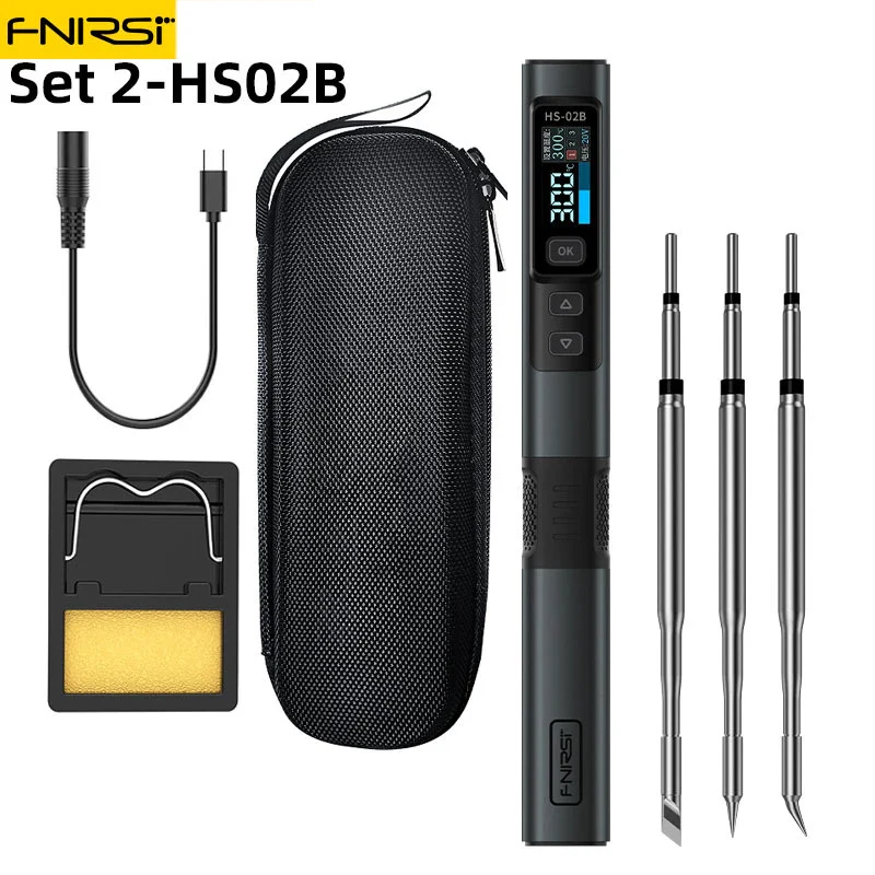 FNIRSI HS-02 Soldering Iron Smart Electric Kit - Image 10
