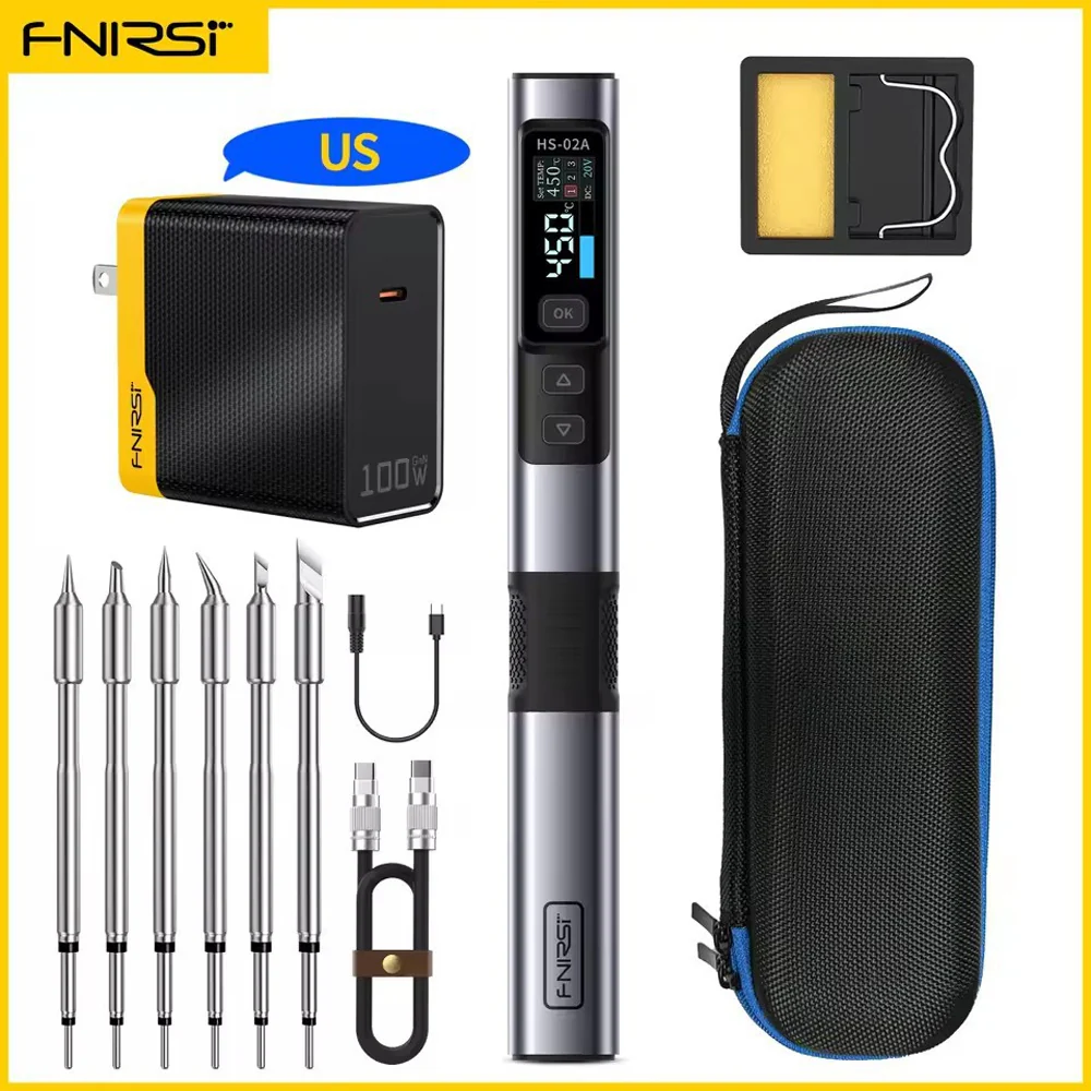FNIRSI HS-02 Soldering Iron Smart Electric Kit - Image 14