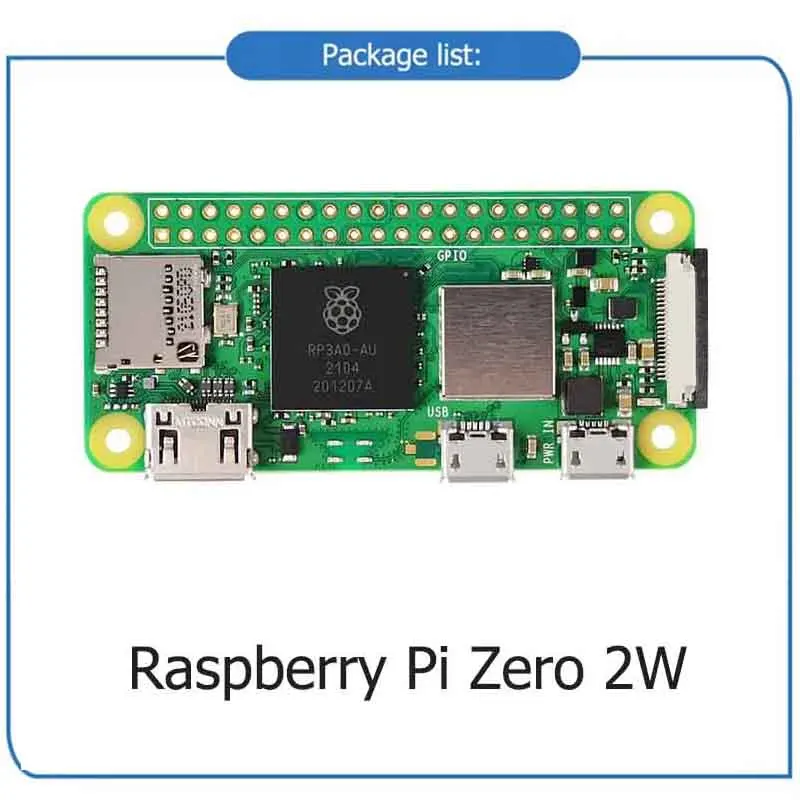 Raspberry Pi Zero 2 W Zero 2W-Solder Quad-core 64-bit Cortex-A53 Bluetooth BLE & WiFi Optional Zero 2W with Pin Header - Image 8