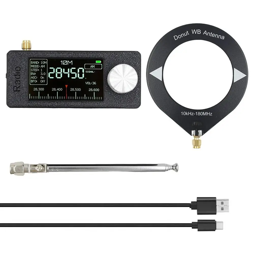 SI4732 0.5-108 MHz LSB USB AM FM LSB USB AM FM Pocket Mini Portable Radio Receiver - Image 4