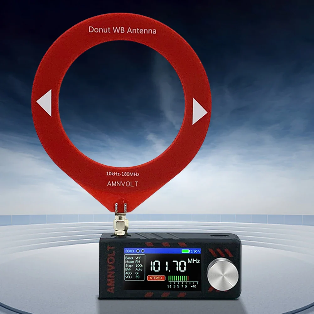 SI4732 Portable Radio LSB USB AM FM FM/AM Radio 1.9inch Mini Pocket Radio HF SW MW VHF Radio with Antenna DSP Long-lasting Radio